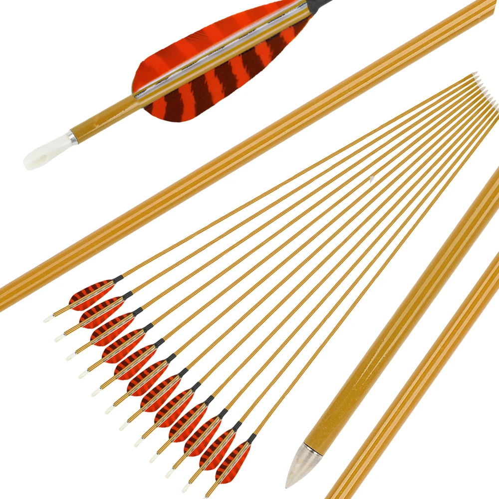 12pcs Archery Mixed Carbon Arrows 32" Spine900 3" Natural Feather for Bow Hunting Shooting Competition Accessories
12pcs Archery Mixed Carbon Arrows 32" Spine900 3" Natural Feather for Bow Hunting Shooting Competition Accessories