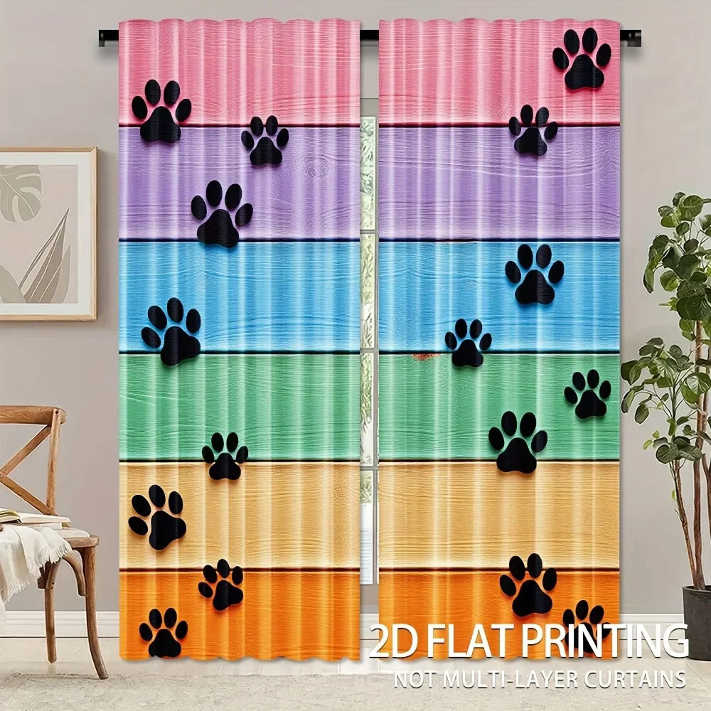Pastel-colored wooden claw pattern Print Drapes Room Darkening Window Curtains Home Decor,Rod Pocket Blackout Curtains Bedroom
Pastel-colored wooden claw pattern Print Drapes Room Darkening Window Curtains Home Decor,Rod Pocket Blackout Curtains Bedroom