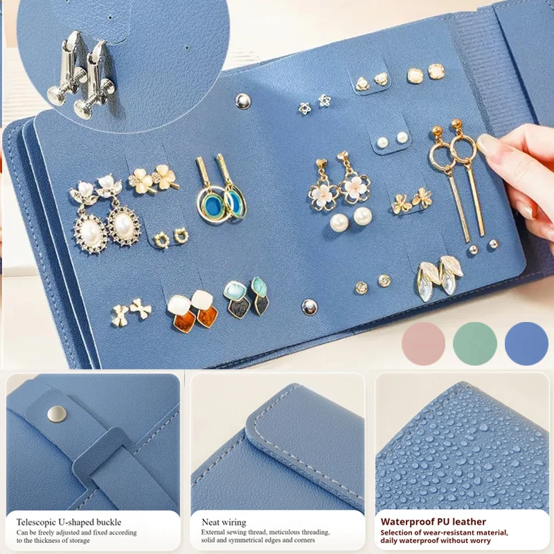 Creative Book Shape PU Leather Earrings Storage Bag Earrings Studs Eadrops Organizer Portable Jewelry Storage Bag Large Capacity
Creative Book Shape PU Leather Earrings Storage Bag Earrings Studs Eadrops Organizer Portable Jewelry Storage Bag Large Capacity