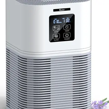 2 in 1 Air Purifier for Home Allergies Pets Hair Odor Eliminators, Aromatherapy diffuser and Auto Mode, Quiet Air Cleaner
