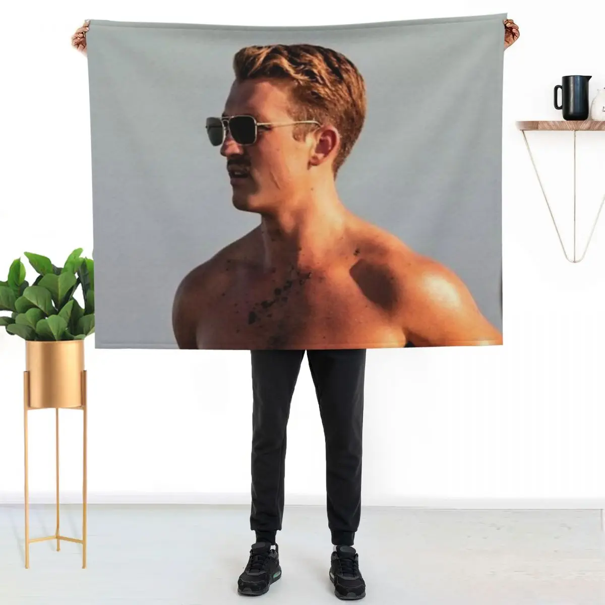 Miles Throw Blanket Elegant Warm Throw Blanket for Hotel Home
Miles Throw Blanket Elegant Warm Throw Blanket for Hotel Home