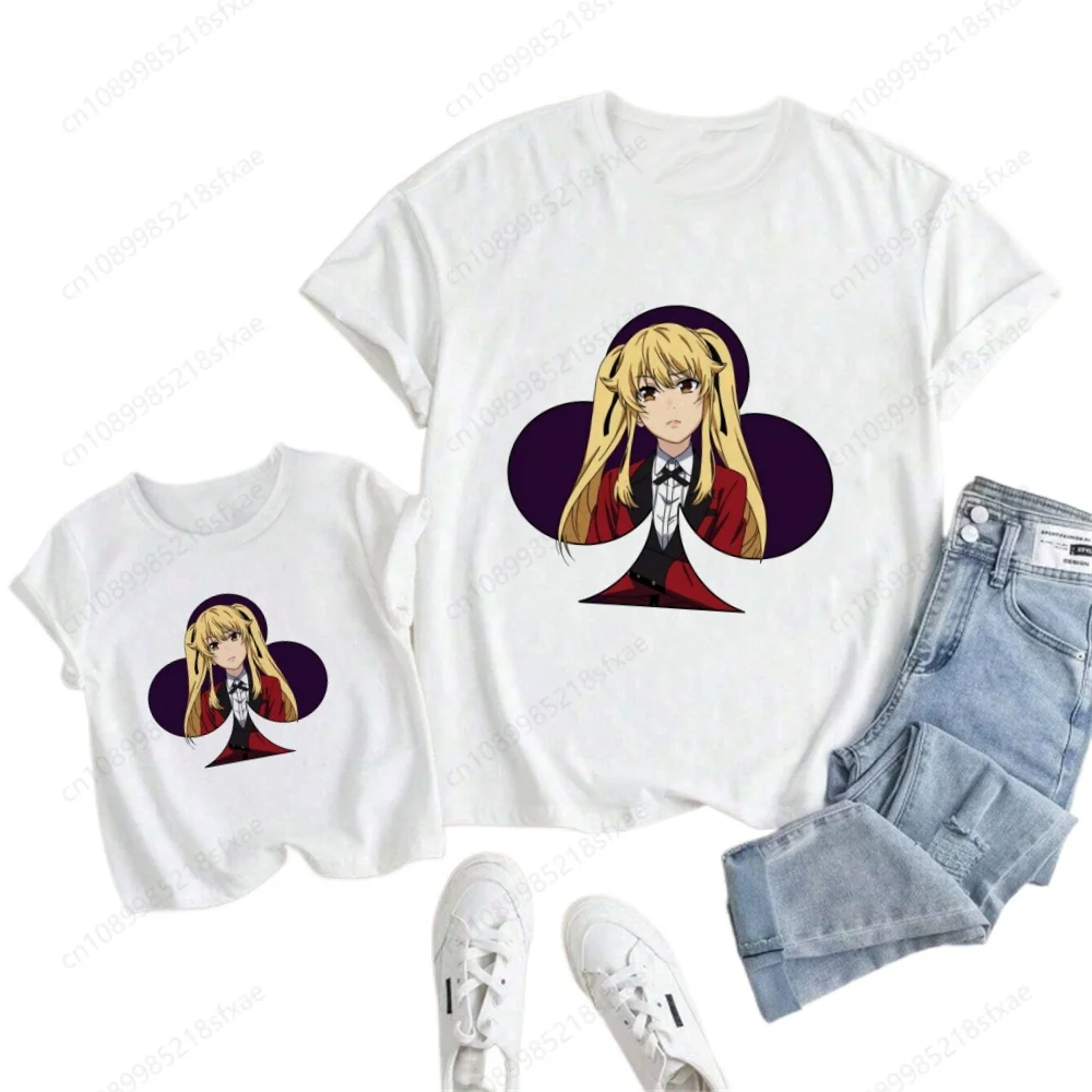 Kakegurui Baby Funny Cartoon Print White T-shirt Kids Summer O-Neck Tops Boys & Girls Tshirt Family Matching Outfits Vacation
Kakegurui Baby Funny Cartoon Print White T-shirt Kids Summer O-Neck Tops Boys & Girls Tshirt Family Matching Outfits Vacation