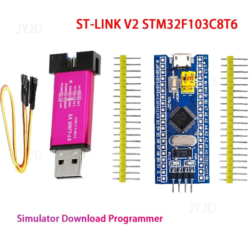 ST-LINK V2 Simulator Download Programmer STM32F103C8T6 ARM STM32 Minimum System Development Board
ST-LINK V2 Simulator Download Programmer STM32F103C8T6 ARM STM32 Minimum System Development Board