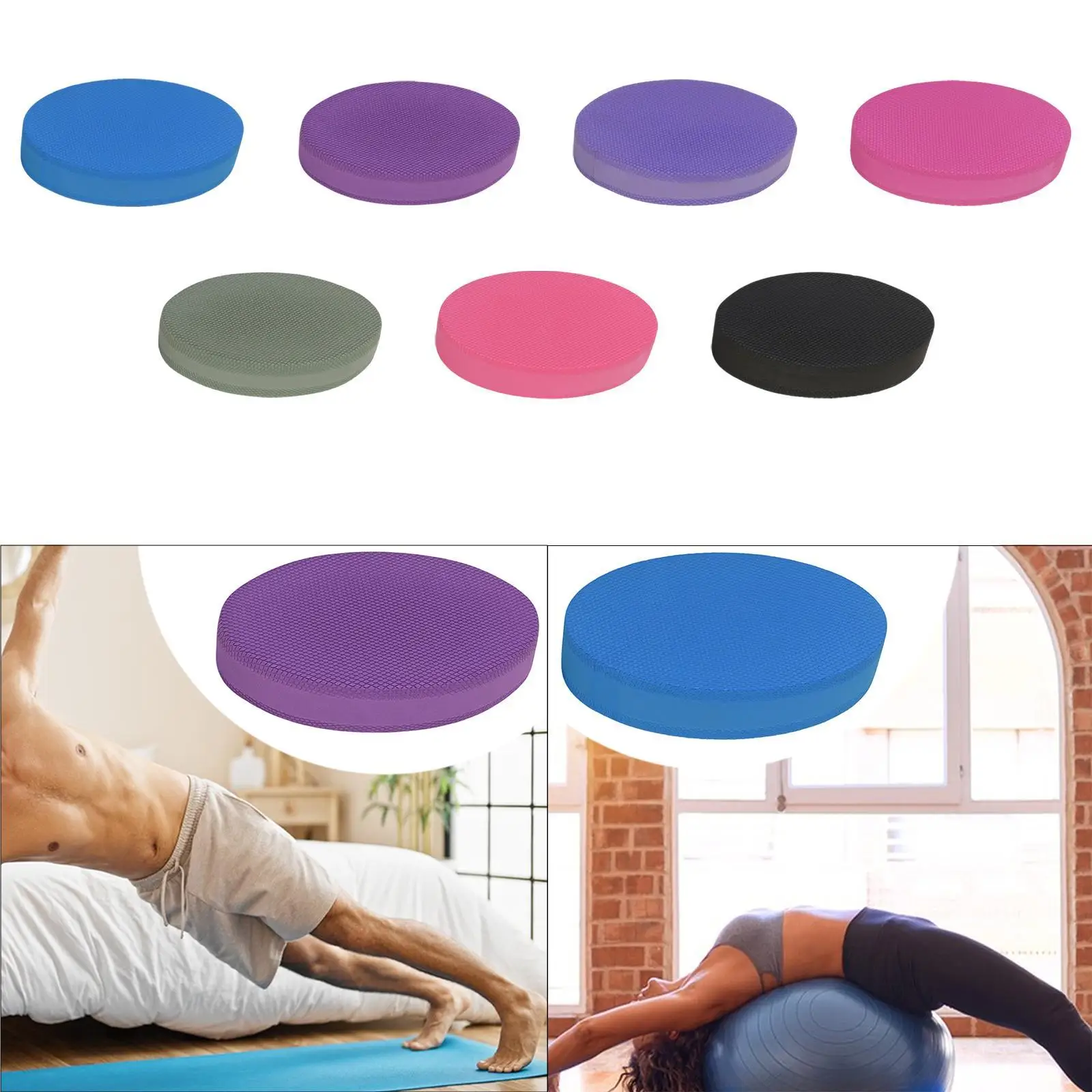 Balance Pad Exercise Pad Comfortable High Density Slip Resistant Stability Training Core Training for Indoor Dancing Outdoor
Balance Pad Exercise Pad Comfortable High Density Slip Resistant Stability Training Core Training for Indoor Dancing Outdoor