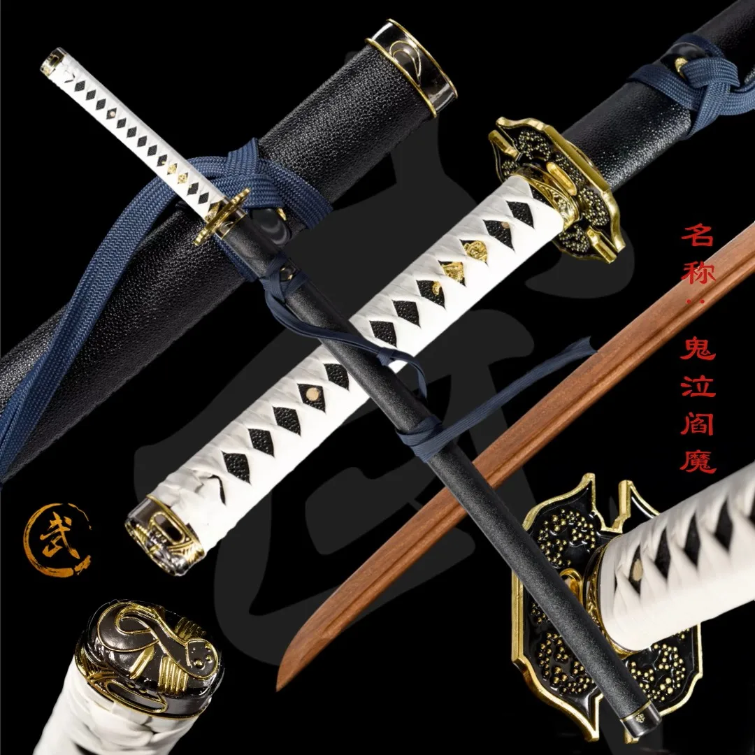 103cm Bushido Iaido Katana Sword, Quality Rosewood Blade, Copper/Alloy Fittings, Physical Combat Training Cosplay Props Unsharp
103cm Bushido Iaido Katana Sword, Quality Rosewood Blade, Copper/Alloy Fittings, Physical Combat Training Cosplay Props Unsharp