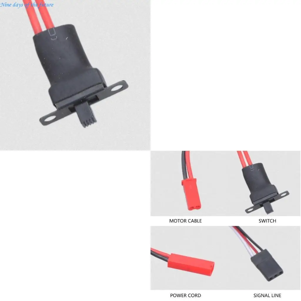 30A ESC Motor Speed RC ESC Forward Reverse Brush Brake For Controller Boats RC Car Prototank Top Regulator Replacement E65A