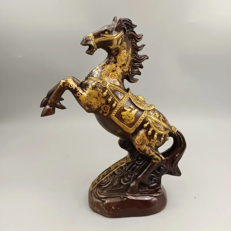 Antique-style gilded , home living room decoration, creative gift, copper horse ornaments
Antique-style gilded , home living room decoration, creative gift, copper horse ornaments