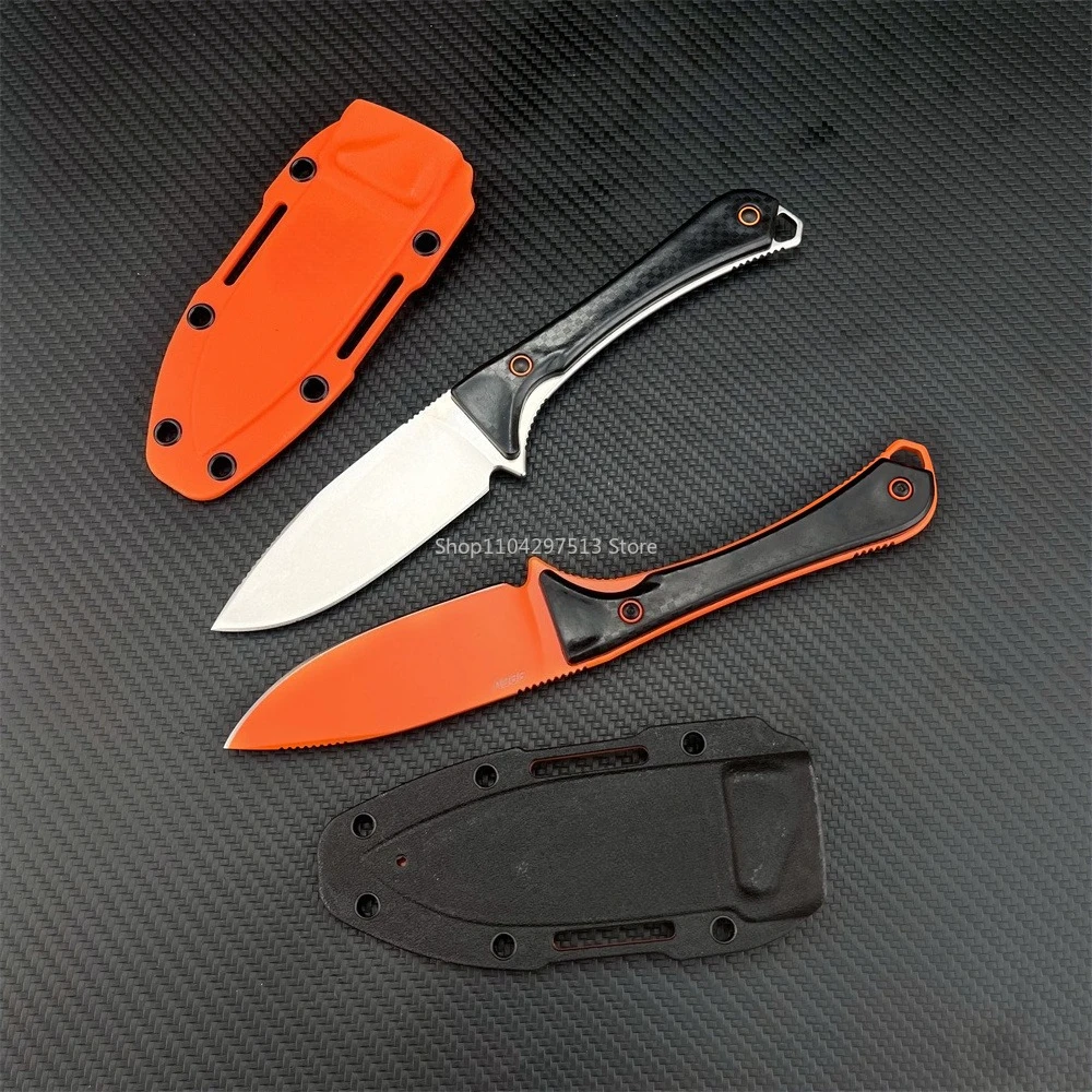 New BM 15201 Straight Blade Tactical Knife D2 Fixed Blade Outdoor EDC Knife Nylon Fiber Handle Hunting Survival Tool with Sheath
New BM 15201 Straight Blade Tactical Knife D2 Fixed Blade Outdoor EDC Knife Nylon Fiber Handle Hunting Survival Tool with Sheath