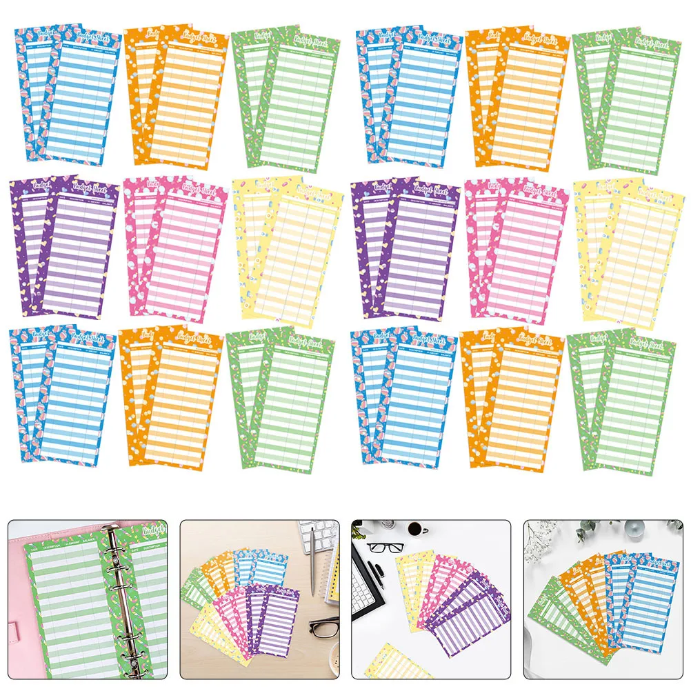 50 Sheets Candy Budget Planner Insert Paper Punch Hole Budget Sheet Cash Manager Portable Finance
50 Sheets Candy Budget Planner Insert Paper Punch Hole Budget Sheet Cash Manager Portable Finance