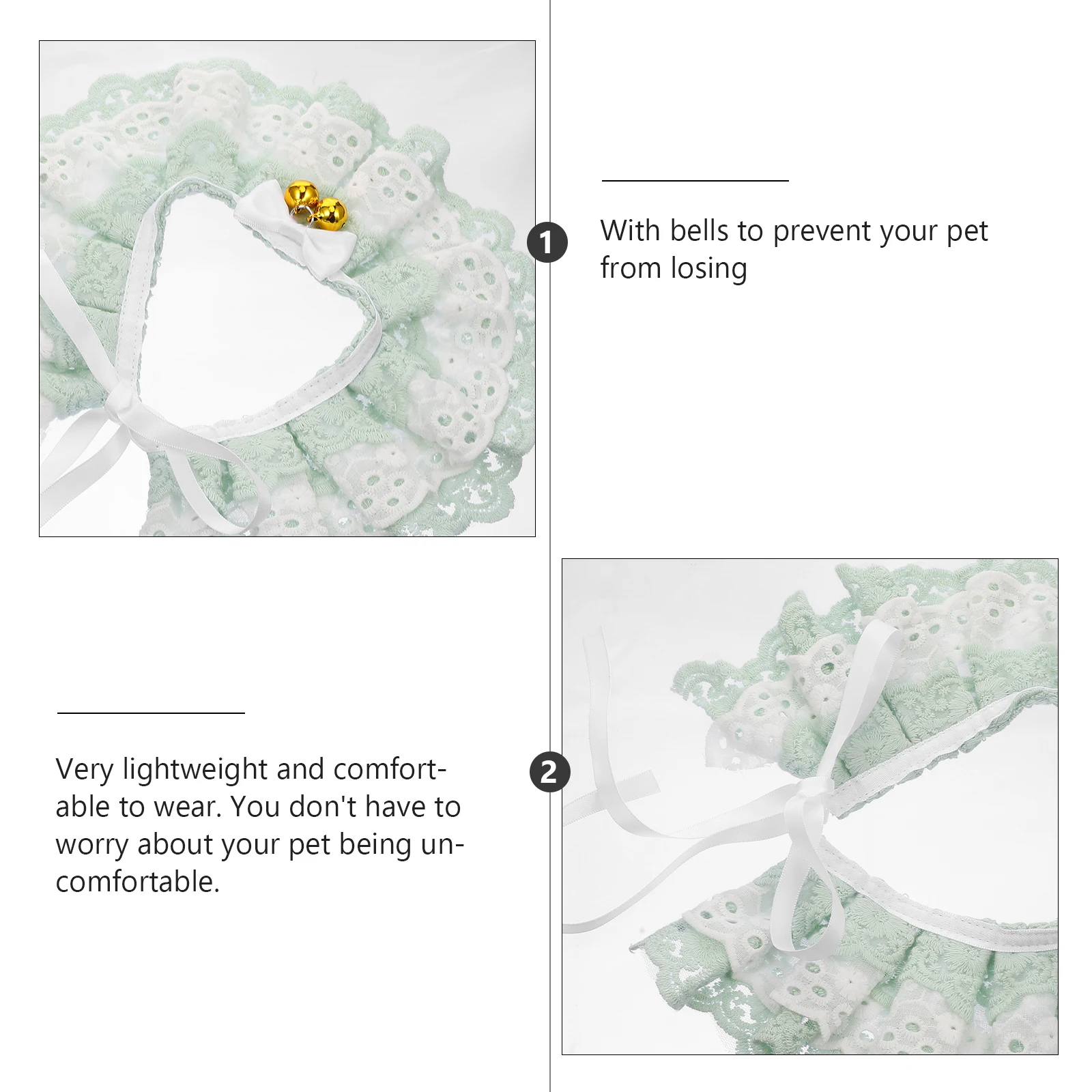 Lace Scarf Bib Collar Bells Elegant Costume Decoration Wedding Birthday Christmas Gift Lightweight Comfortable Durable Fabric
Lace Scarf Bib Collar Bells Elegant Costume Decoration Wedding Birthday Christmas Gift Lightweight Comfortable Durable Fabric