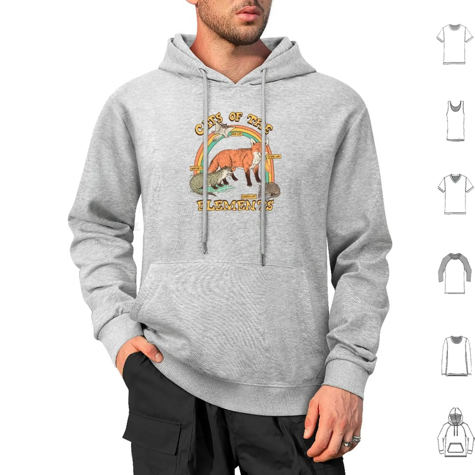 Cats Of The Hoodies Long Sleeve Cat Kitten Fox Armadillo Otter Squirrel Flying Air Water Fire Earth Retro 80S Animals
Cats Of The Hoodies Long Sleeve Cat Kitten Fox Armadillo Otter Squirrel Flying Air Water Fire Earth Retro 80S Animals