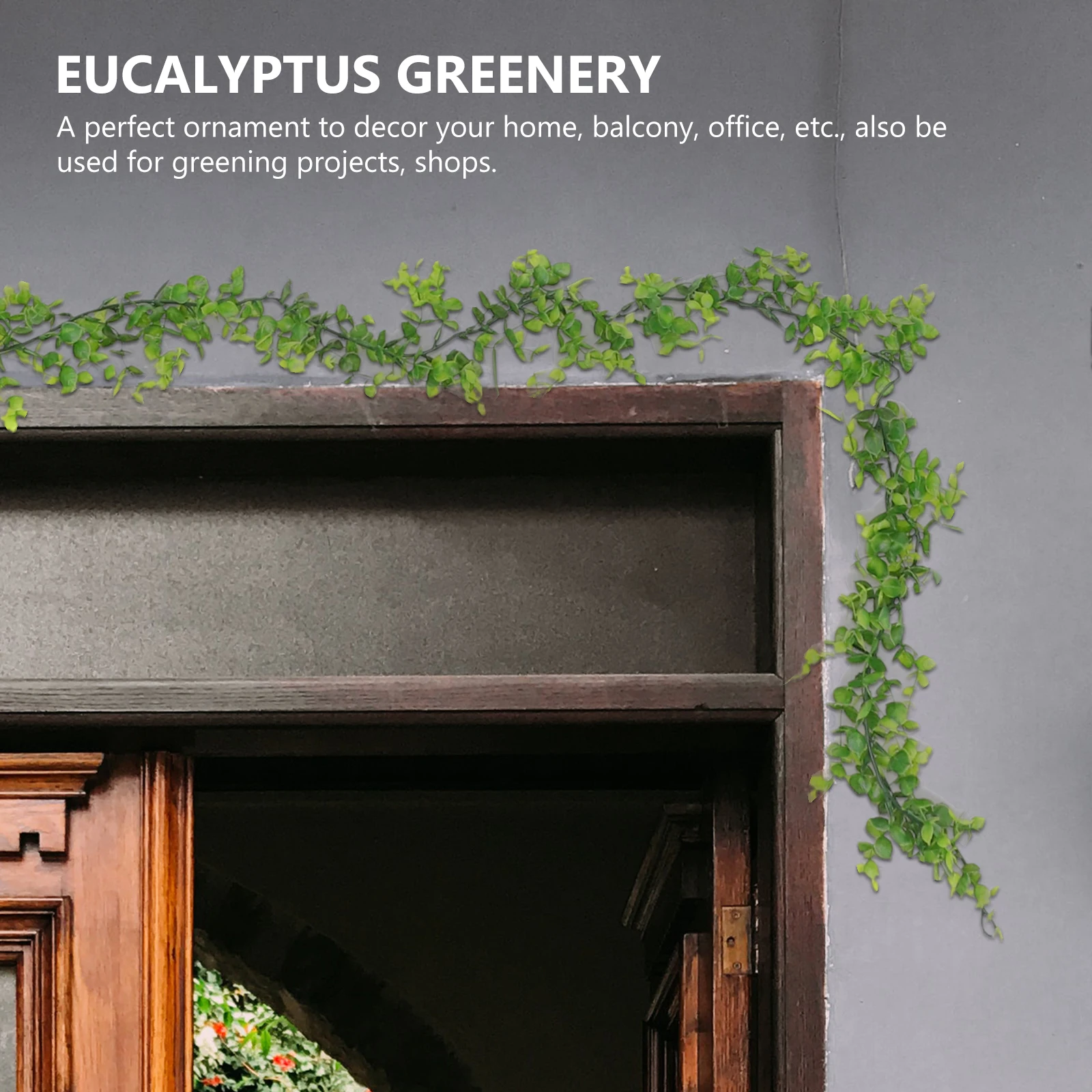 2pcs Artificial Hanging Eucalyptus Vine Realistic Greenery Faux Rattan Plant Decor For Home Wedding Office Wall Door Balcony
2pcs Artificial Hanging Eucalyptus Vine Realistic Greenery Faux Rattan Plant Decor For Home Wedding Office Wall Door Balcony