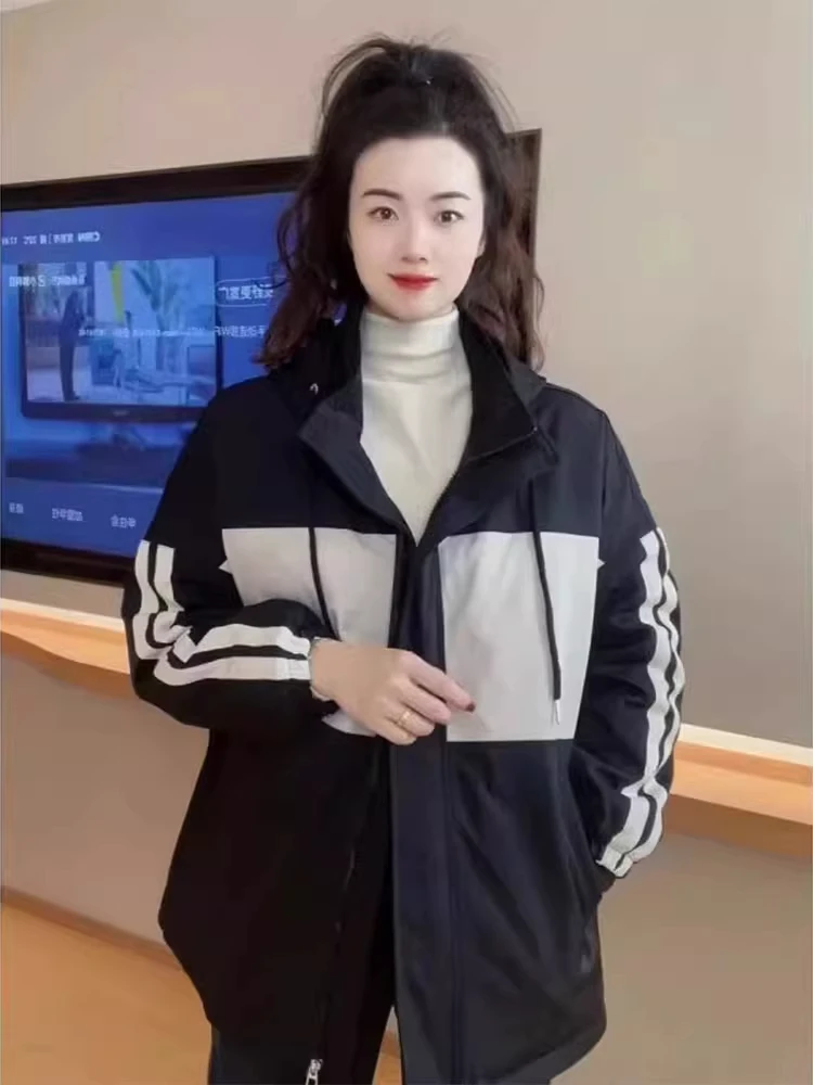 Модная женская куртка-бомбер в стиле пэчворк с принтом, весенне-осенняя, повседневная, шикарная, укороченная
Модная женская куртка-бомбер в стиле пэчворк с принтом, весенне-осенняя, повседневная, шикарная, укороченная