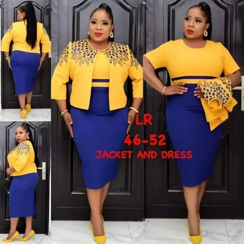 Customized 2 Piece Set long Coat and Dress Christmas African Midi Dresses Women Dashiki Bazin Riche African Clothing Dresses Afr
Customized 2 Piece Set long Coat and Dress Christmas African Midi Dresses Women Dashiki Bazin Riche African Clothing Dresses Afr