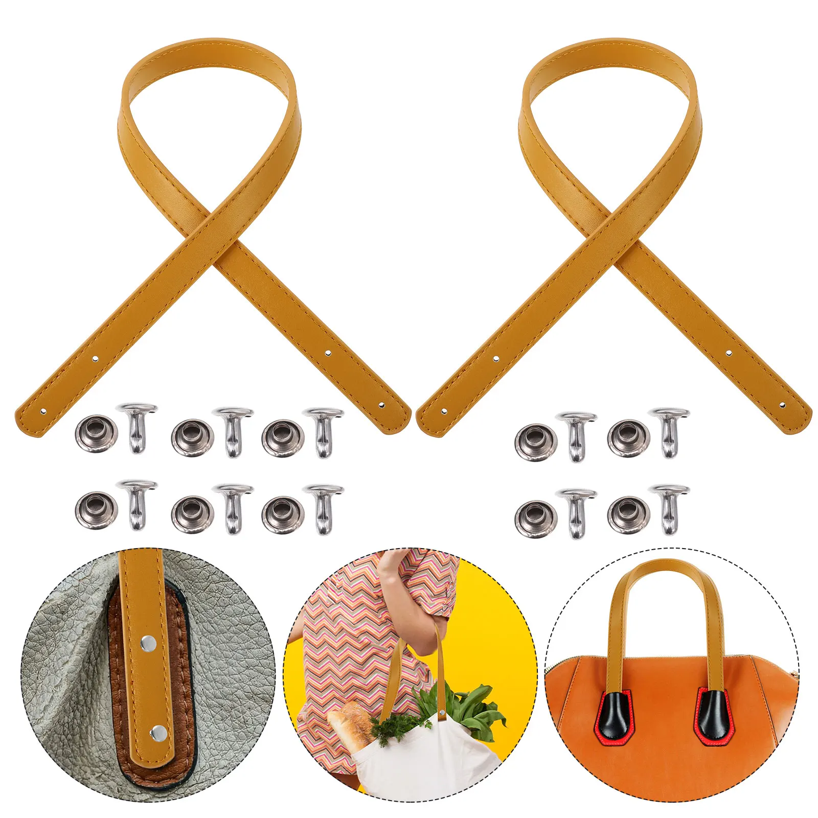 DIY Bag Rivet Strap Replacement Shoulder Belt Pu 2 Set Tote Accessory Craft Bag Supplies Strap
DIY Bag Rivet Strap Replacement Shoulder Belt Pu 2 Set Tote Accessory Craft Bag Supplies Strap