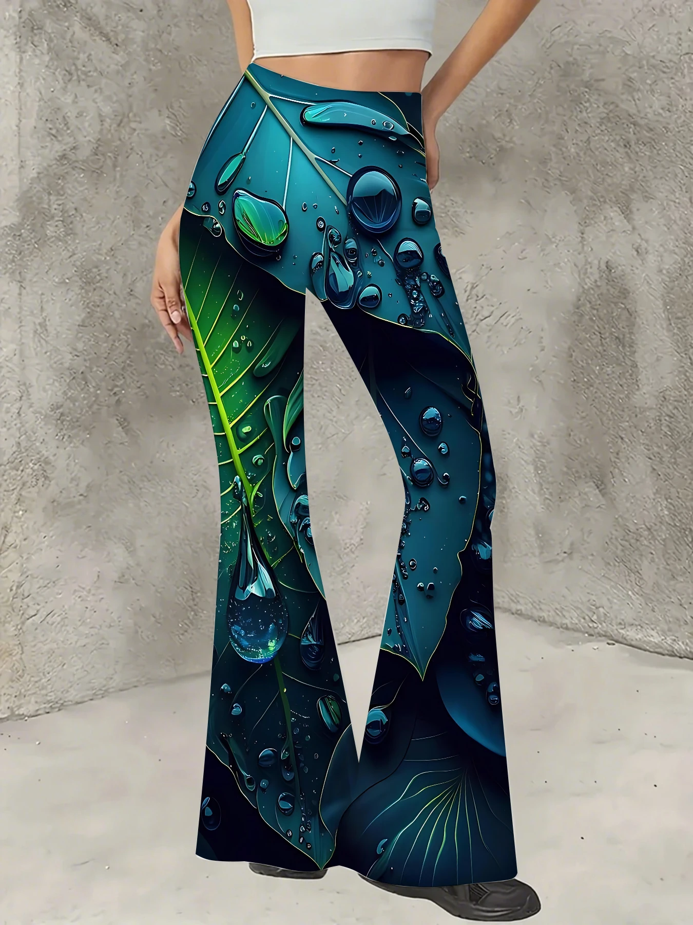 Korean Style Printed Flare Pants Women High Waist Slim Fit Bell Bottom Leggings
Korean Style Printed Flare Pants Women High Waist Slim Fit Bell Bottom Leggings