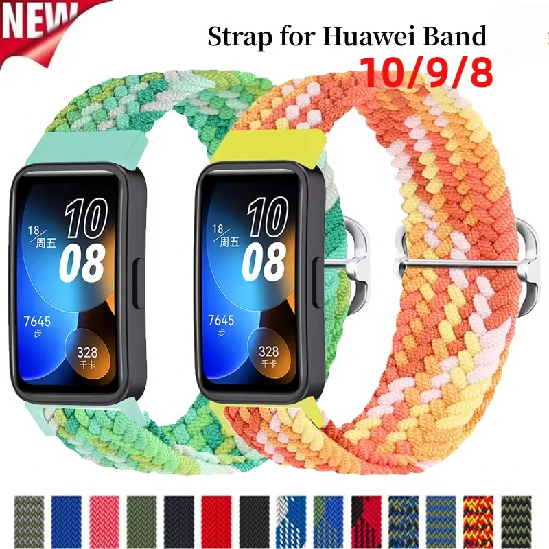 Nylon Strap for Huawei Band 10/9/8 Smart Watch Straps Adjustable Elastic Wristband for Huawei Band10 Correa Replacement Bracelet
Nylon Strap for Huawei Band 10/9/8 Smart Watch Straps Adjustable Elastic Wristband for Huawei Band10 Correa Replacement Bracelet