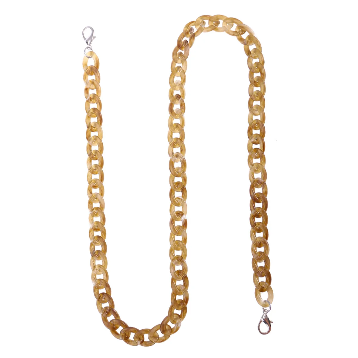 Resin 60cm Fish Bone Chain Bag Strap Durable Replacement Chain for Shoulder Messenger Satchel Bags Accessories
Resin 60cm Fish Bone Chain Bag Strap Durable Replacement Chain for Shoulder Messenger Satchel Bags Accessories