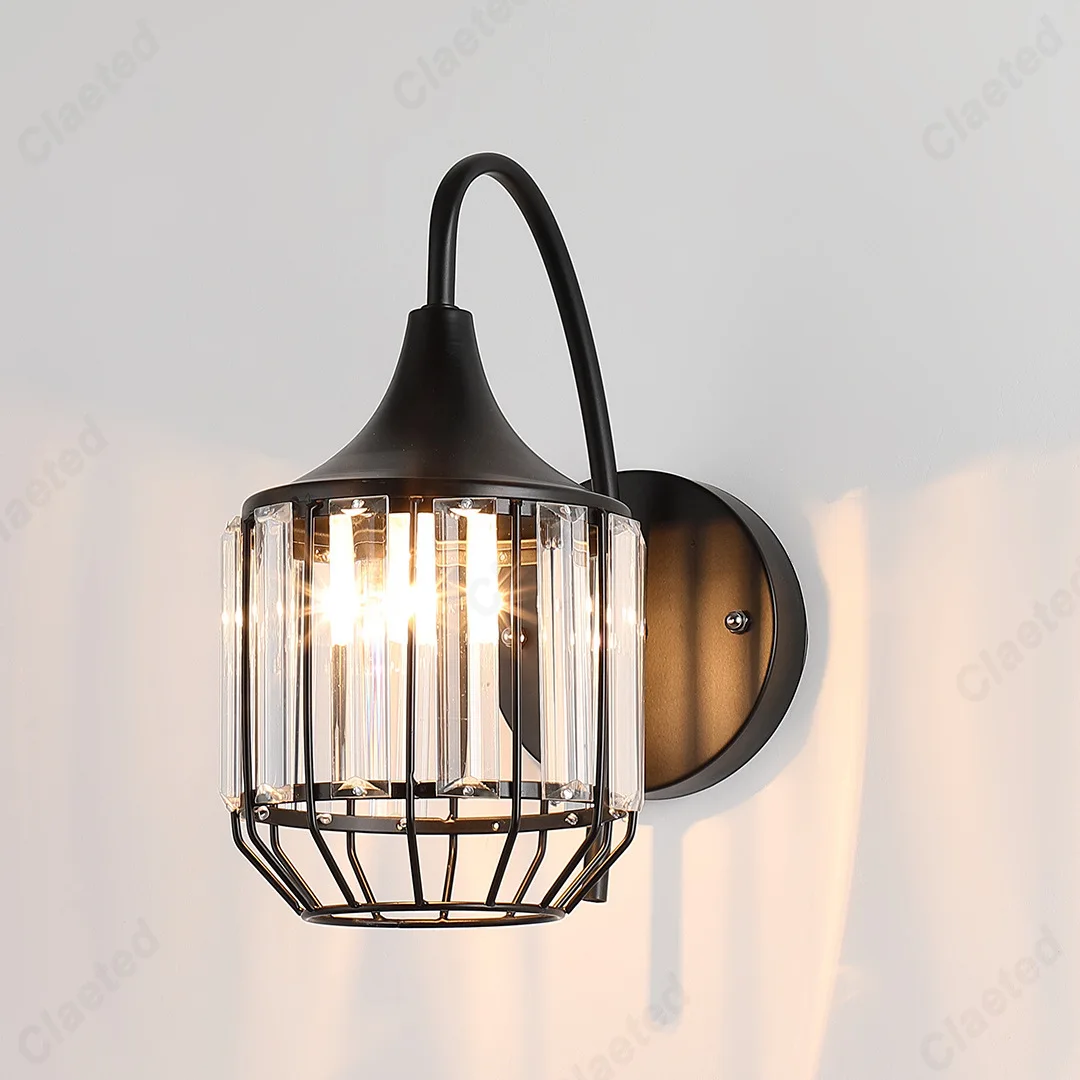 Европейский современный простой светодиодный хрустальный настенный светильник для гостиной, коридора, балкона, спальни, прикроватные декоративные светильники
Европейский современный простой светодиодный хрустальный настенный светильник для гостиной, коридора, балкона, спальни, прикроватные декоративные светильники