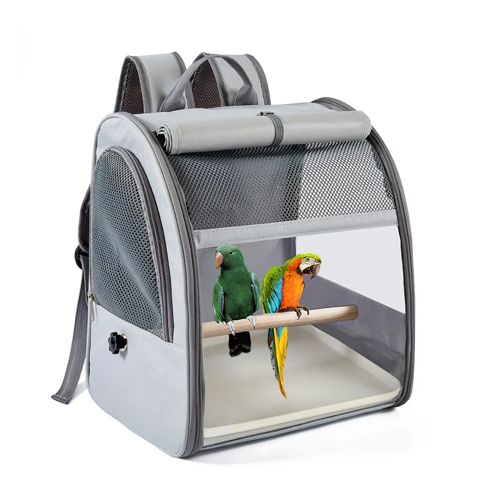 Bird Carrier Backpack, Parrot Travel Cage, Standing Perch and Tray, Breathable, Portable for Small Birds, Green Cheek Cockatiel
Bird Carrier Backpack, Parrot Travel Cage, Standing Perch and Tray, Breathable, Portable for Small Birds, Green Cheek Cockatiel