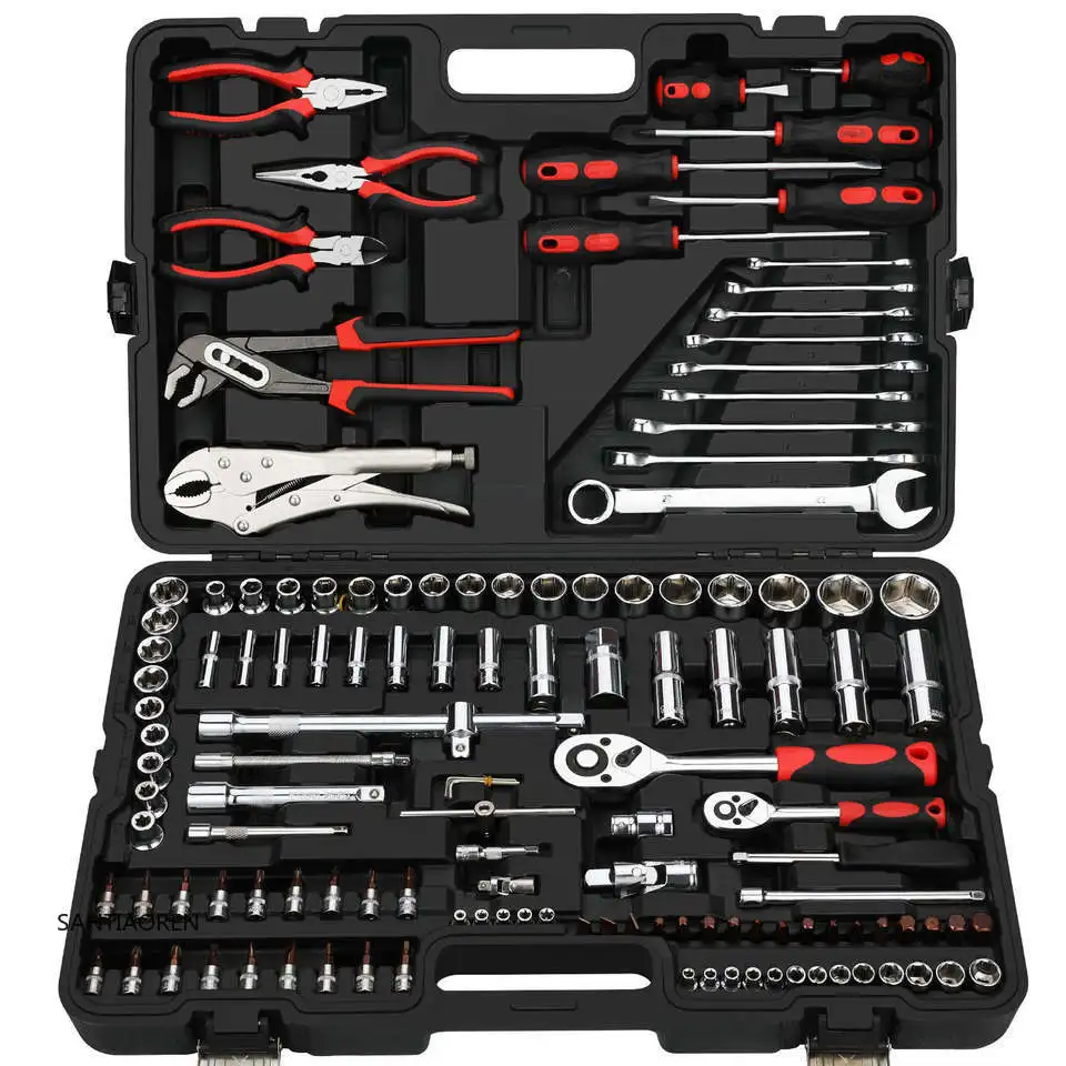 2025131 Pcs Ratchet Wrench Socket Tool Set Hand Tool Set Car Repair Bit Socket Tool Kit
2025131 Pcs Ratchet Wrench Socket Tool Set Hand Tool Set Car Repair Bit Socket Tool Kit