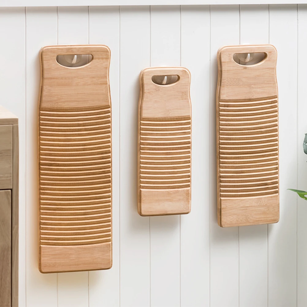 Hand Washboard Bamboo Scrubber for Laundry Wooden Scrubbing Washing Clothes Travel
Hand Washboard Bamboo Scrubber for Laundry Wooden Scrubbing Washing Clothes Travel