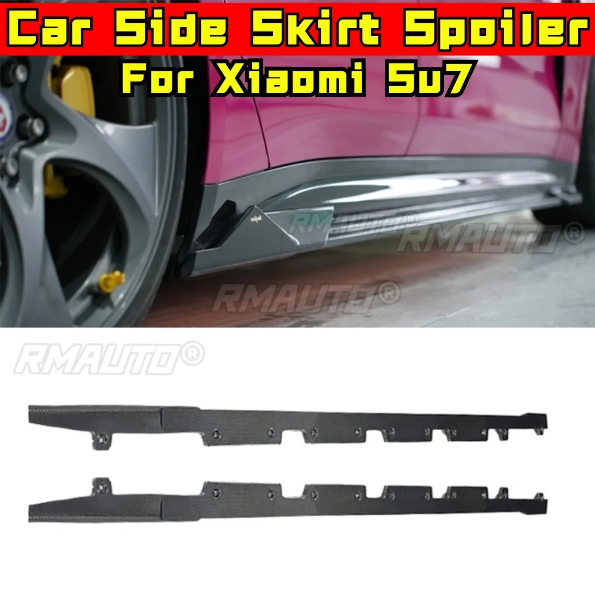 Real Carbon Fiber Car Side Skirt Lip Spoiler Extension Diffuser Guard Apron For Xiaomi Su7 Side Skirt Splitter Car Accessories
Real Carbon Fiber Car Side Skirt Lip Spoiler Extension Diffuser Guard Apron For Xiaomi Su7 Side Skirt Splitter Car Accessories