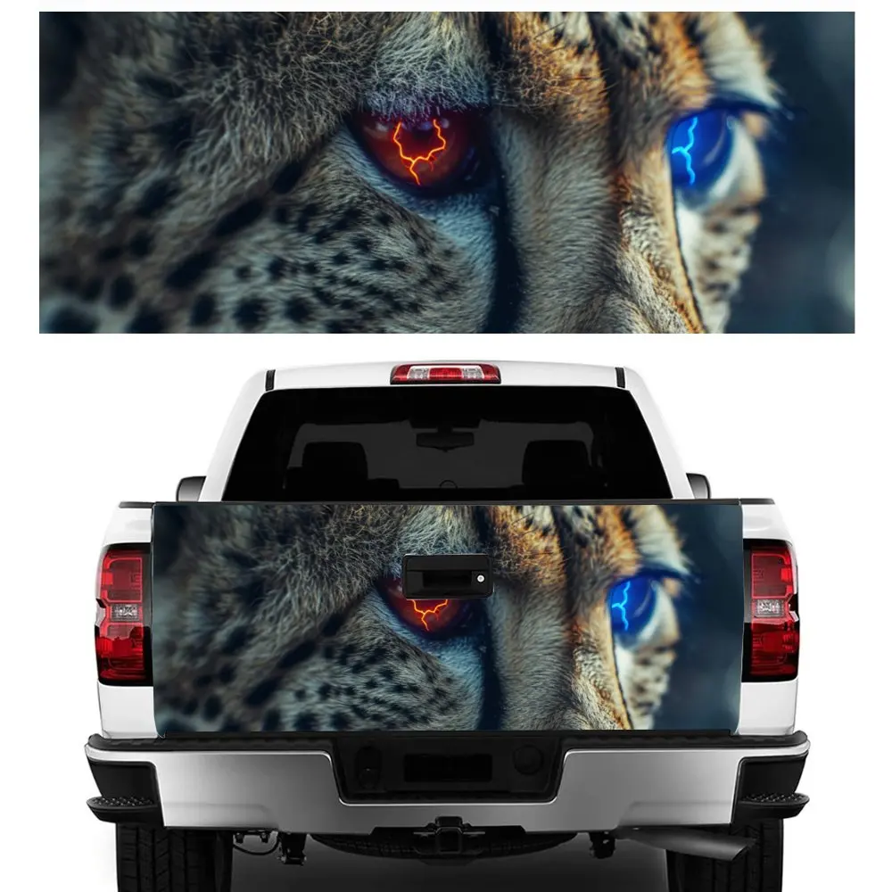 Cool Cheetah Blue Lightning Eyed Car Tail Trunk Protect Vinly Decal Auto Accessories Hood Decoration Sticker for Off-road Pickup
Cool Cheetah Blue Lightning Eyed Car Tail Trunk Protect Vinly Decal Auto Accessories Hood Decoration Sticker for Off-road Pickup