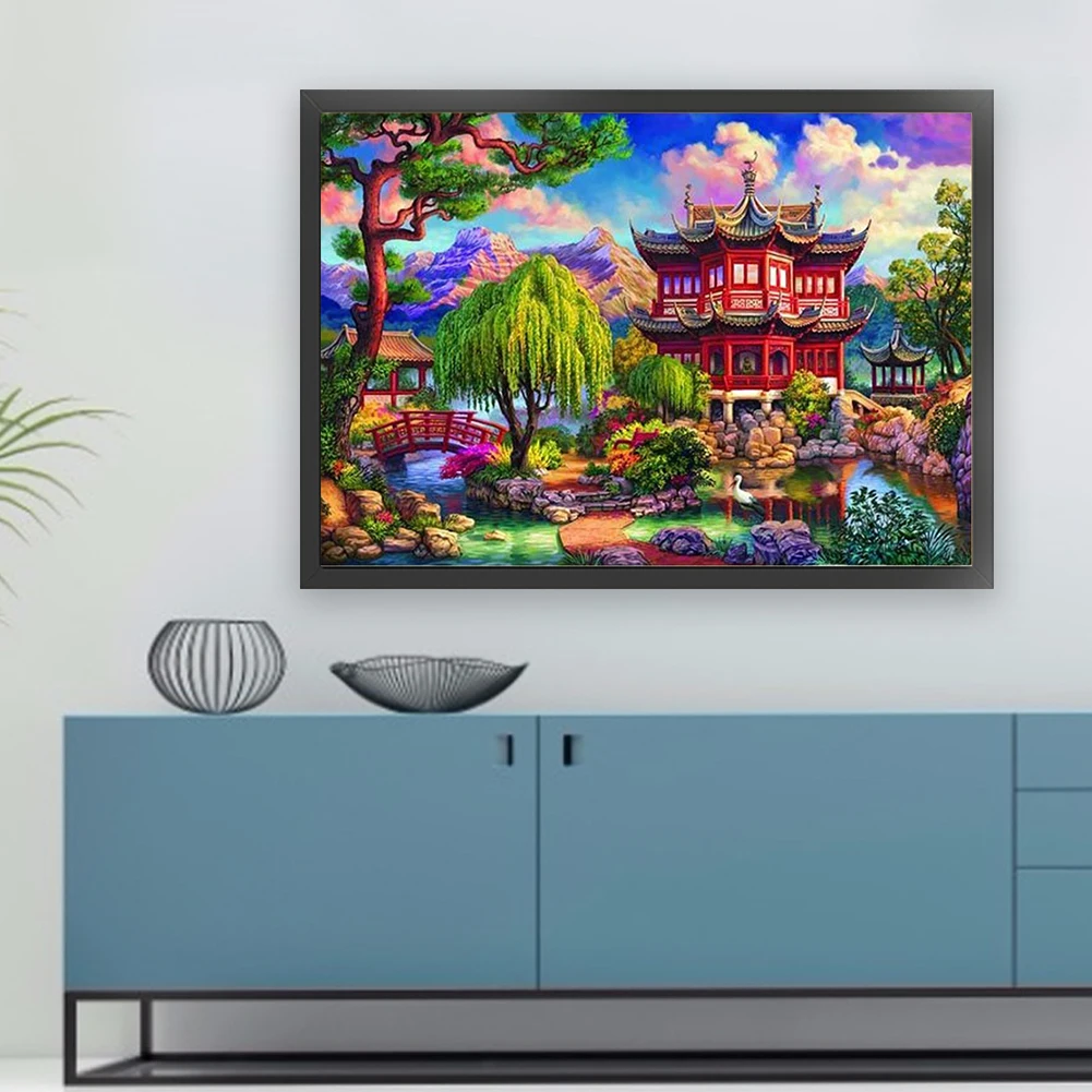 Full Embroidery cotton Thread 11CT Printed Landscape Cross Stitch Kit Art
Full Embroidery cotton Thread 11CT Printed Landscape Cross Stitch Kit Art