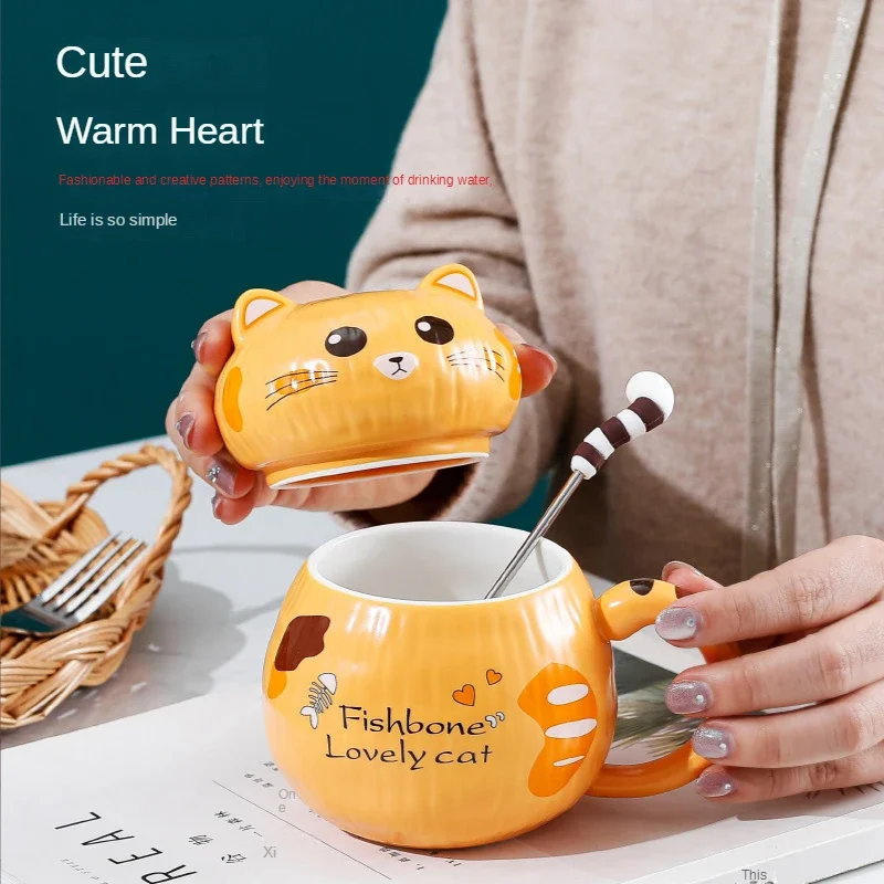 Hot Selling Cartoon Cat Ceramic Cup Mug for Tea Cups Ceramic and Pottery Coffee Mugs Free Shipping Personalized Gift Drinkware
Hot Selling Cartoon Cat Ceramic Cup Mug for Tea Cups Ceramic and Pottery Coffee Mugs Free Shipping Personalized Gift Drinkware