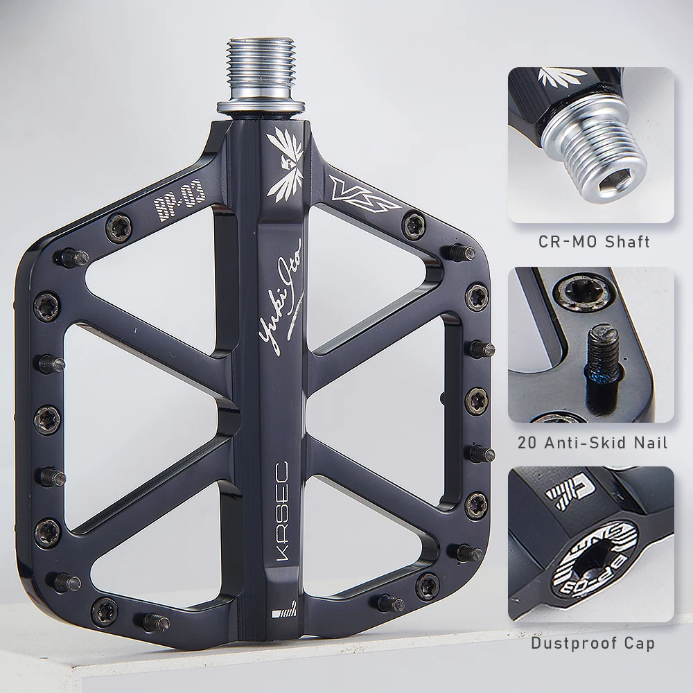 KRSEC VS велосипедная педаль из алюминиевого сплава, сверхлегкое уплотнение, 3 подшипника, велосипедные педали MTB, аксессуары, подшипник для горного и шоссейного велосипеда, педаль
KRSEC VS велосипедная педаль из алюминиевого сплава, сверхлегкое уплотнение, 3 подшипника, велосипедные педали MTB, аксессуары, подшипник для горного и шоссейного велосипеда, педаль