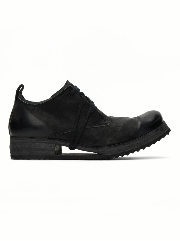 New Design Men Thick-Sole Derby Shoes Vintage Genuine Leather Low-Top Lace-Up Leather Shoes
New Design Men Thick-Sole Derby Shoes Vintage Genuine Leather Low-Top Lace-Up Leather Shoes