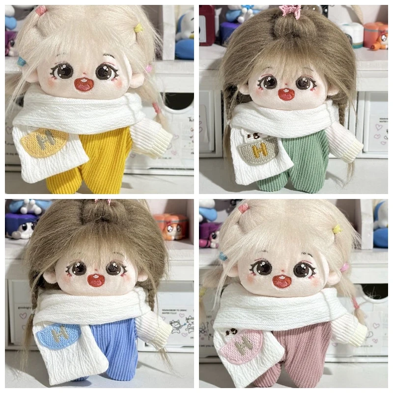 Multi Color 10cm Cotton Doll Jumpsuit Scarf Clothing Mini Cotton Doll Clothes Cute Colorful Plush Toy Clothes Children's Gift
Multi Color 10cm Cotton Doll Jumpsuit Scarf Clothing Mini Cotton Doll Clothes Cute Colorful Plush Toy Clothes Children's Gift