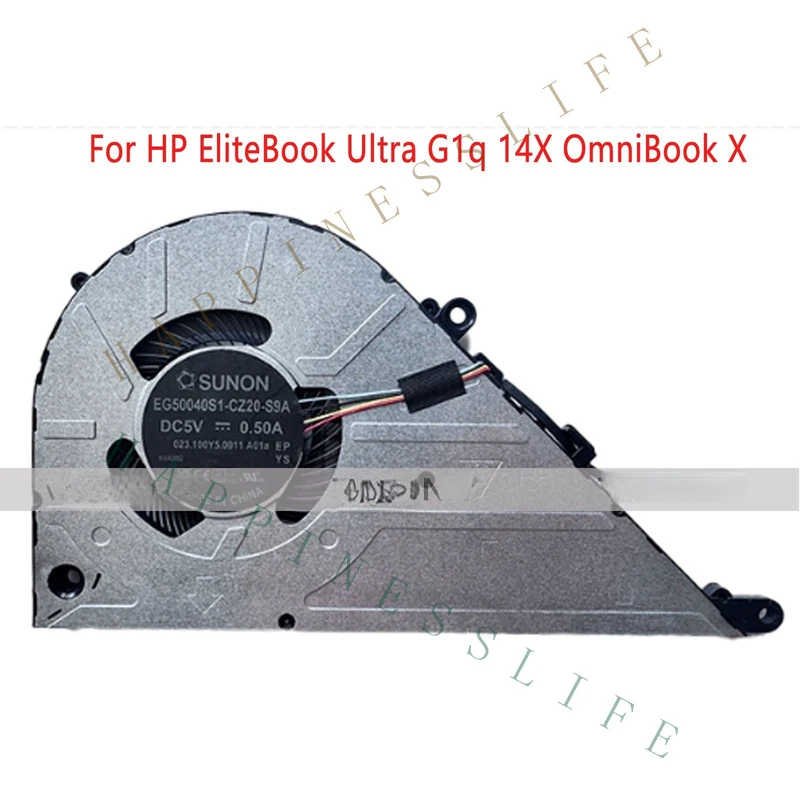 ZR+ Brand New Cooling Fan Cooler for HP EliteBook Ultra G1q 14X OmniBook X Portable Computer TPN-W163
ZR+ Brand New Cooling Fan Cooler for HP EliteBook Ultra G1q 14X OmniBook X Portable Computer TPN-W163