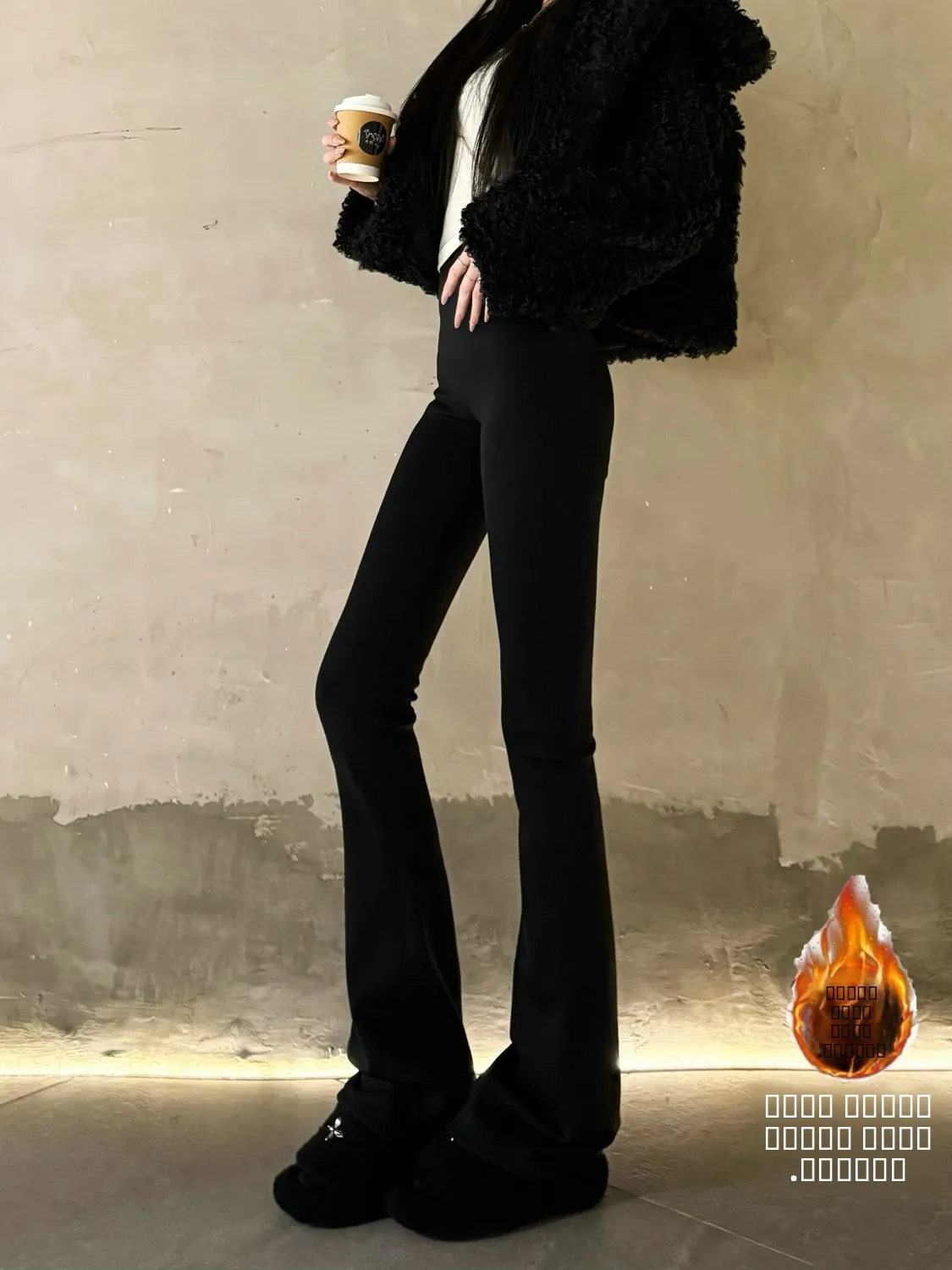 Extended Size Women's High Waist Slim Fit Fce Lined Floor Length Casual Pants Bootcut Trousers for Tall Ladies
Extended Size Women's High Waist Slim Fit Fce Lined Floor Length Casual Pants Bootcut Trousers for Tall Ladies