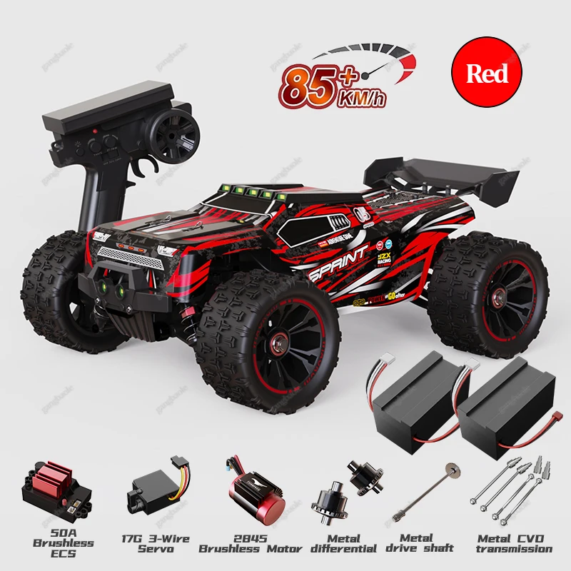 4WD 1:16 85KM/H Super Brushless 50KM/H Brushed RC Car 4x4 Off Road Remote Control High Speed Drift Racing Truck Toy Kids Adults
4WD 1:16 85KM/H Super Brushless 50KM/H Brushed RC Car 4x4 Off Road Remote Control High Speed Drift Racing Truck Toy Kids Adults