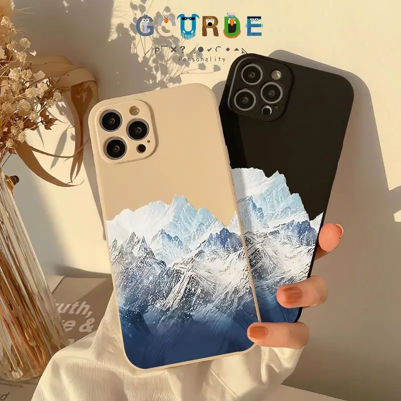 Gourde Premium Snow Mountain Patterns Liquild Silicone Phone Case for Iphone 16 15 14 12 13 11 Pro Max 7 8 Plus X Xs Xr Xs Max
Gourde Premium Snow Mountain Patterns Liquild Silicone Phone Case for Iphone 16 15 14 12 13 11 Pro Max 7 8 Plus X Xs Xr Xs Max