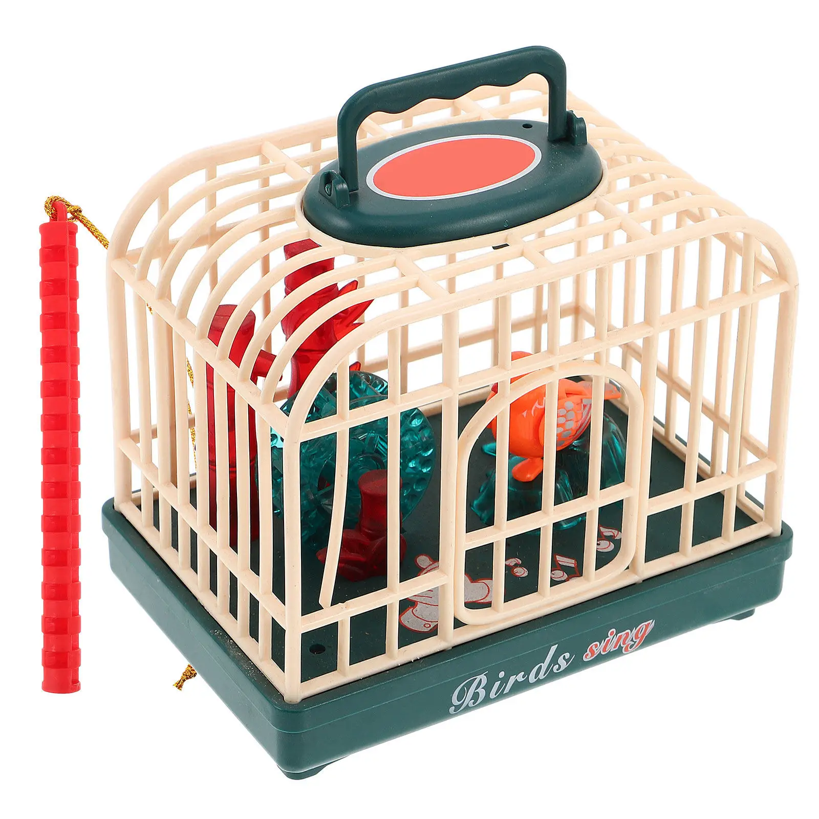 Electric Sound Activated Birdcage Interactive Outdoor Play for Kids Realistic Chirping Sound Responsive Singing Bird Motion
Electric Sound Activated Birdcage Interactive Outdoor Play for Kids Realistic Chirping Sound Responsive Singing Bird Motion