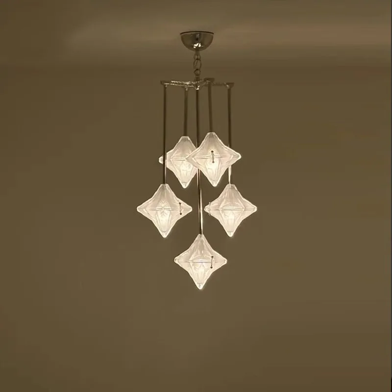 Star pendant lamp, vintage glass lamp, living room dining room island retro copper
Star pendant lamp, vintage glass lamp, living room dining room island retro copper