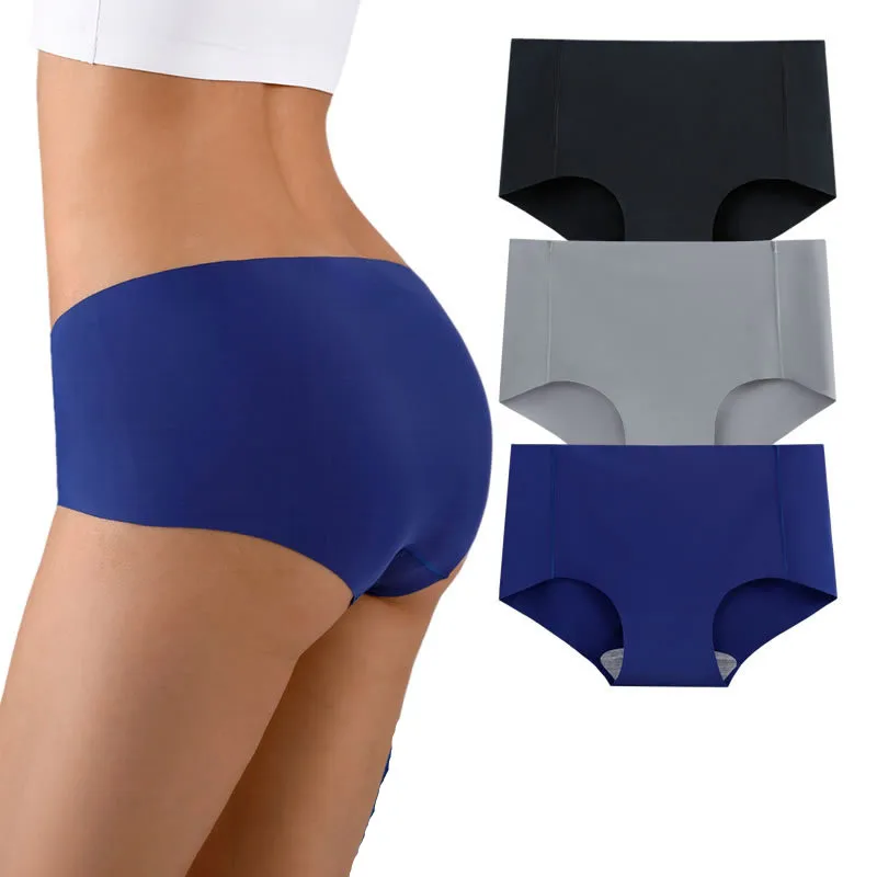 Double Sided Ice Silk Ladies Women Panties Bottom Crotch Underwear No Trace Midwaist Large Size Ladies Briefs
Double Sided Ice Silk Ladies Women Panties Bottom Crotch Underwear No Trace Midwaist Large Size Ladies Briefs