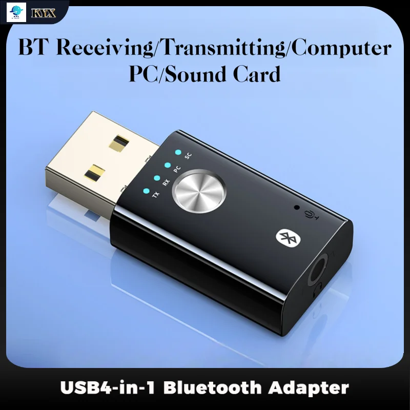 4-in-1 USB Bluetooth 5.1 Receiver Audio Adapter Transmitter 3.5 AUX RCA Wireless Adapter For Car Kit TV PC Headphone
4-in-1 USB Bluetooth 5.1 Receiver Audio Adapter Transmitter 3.5 AUX RCA Wireless Adapter For Car Kit TV PC Headphone
