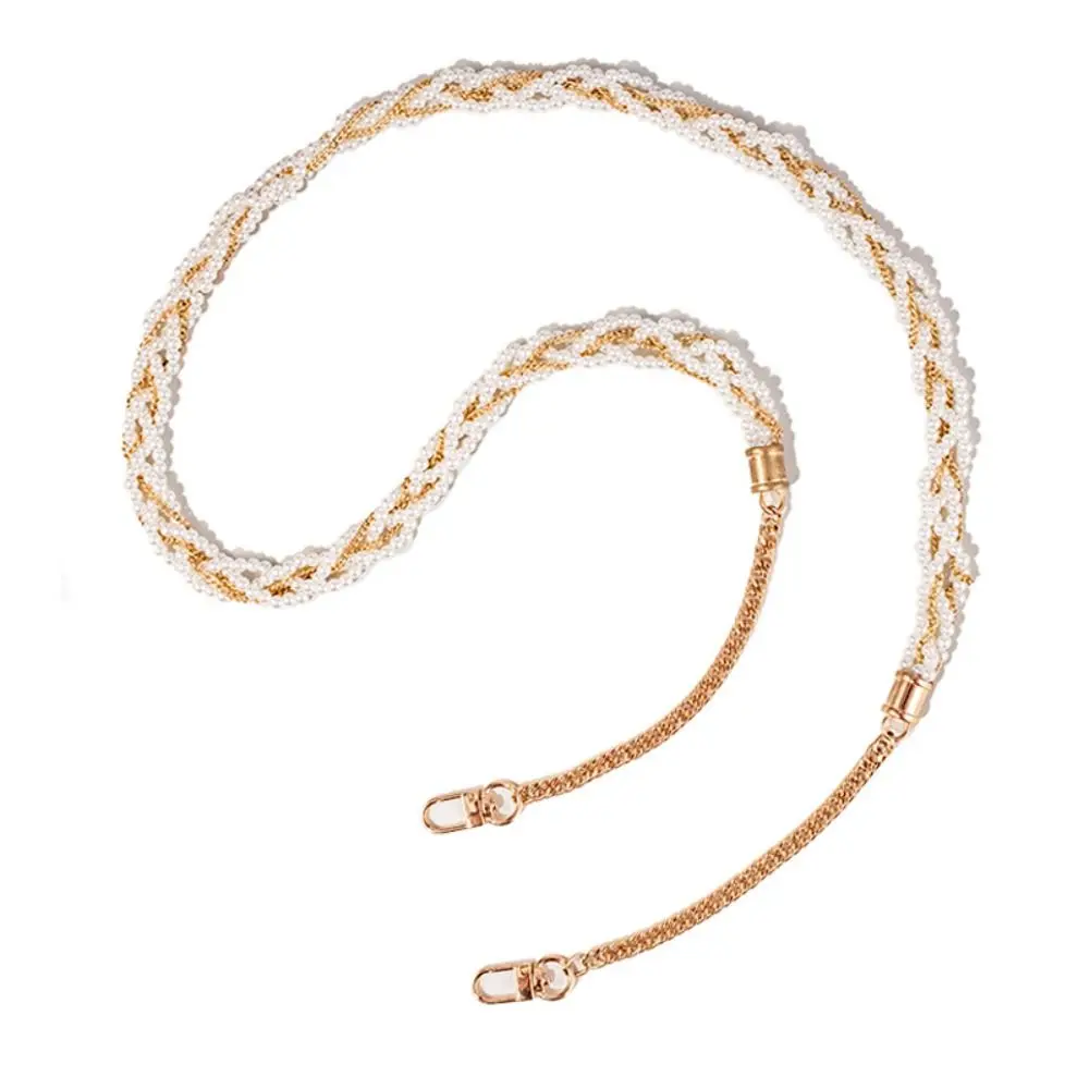 Durable Replacement Braided Pearl Bag Chain Trendy Luxury Metal Crossbody Chain Single Shoulder Strap Bag Phone Accessories
Durable Replacement Braided Pearl Bag Chain Trendy Luxury Metal Crossbody Chain Single Shoulder Strap Bag Phone Accessories