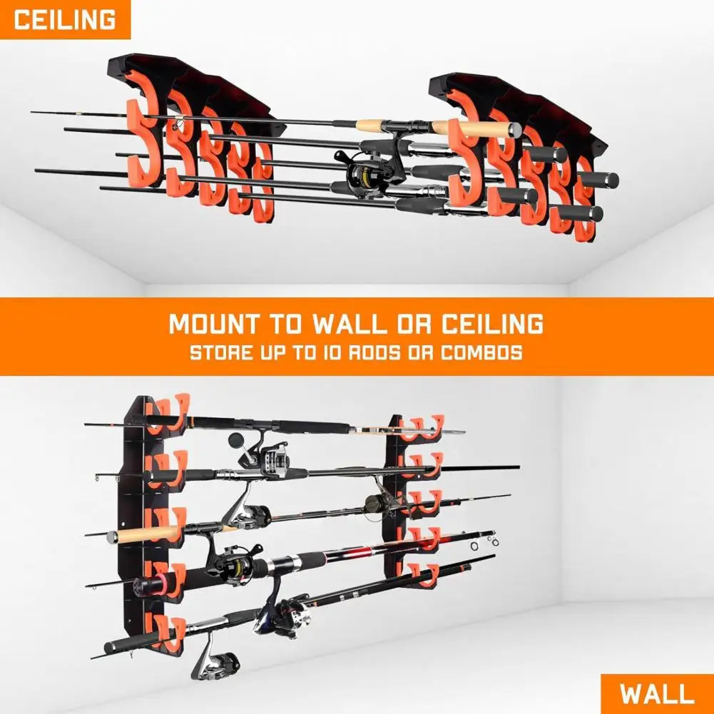 2Pcs Deep Groove Fishing Rod Holder Wall Mounting Multi-rod Fishing Rack Adjustable Distance Brackets Fishing Gear Organizer
2Pcs Deep Groove Fishing Rod Holder Wall Mounting Multi-rod Fishing Rack Adjustable Distance Brackets Fishing Gear Organizer