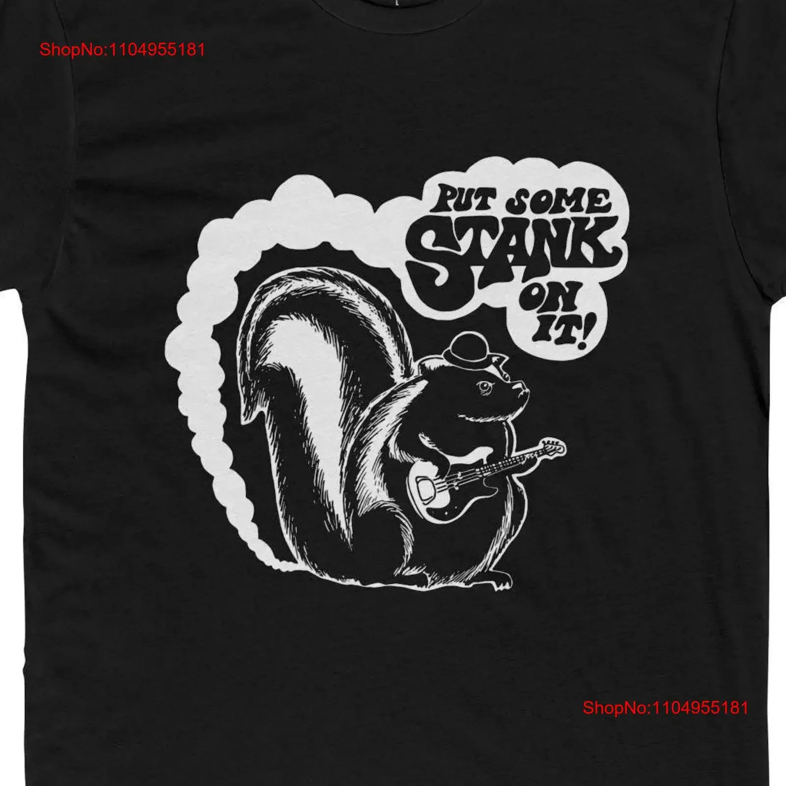 Stanky Skunk Bass Player T shirt Put Some Stank On It vintage Washed Stylish graphic streetwear Casual homme Unisex fashion
Stanky Skunk Bass Player T shirt Put Some Stank On It vintage Washed Stylish graphic streetwear Casual homme Unisex fashion