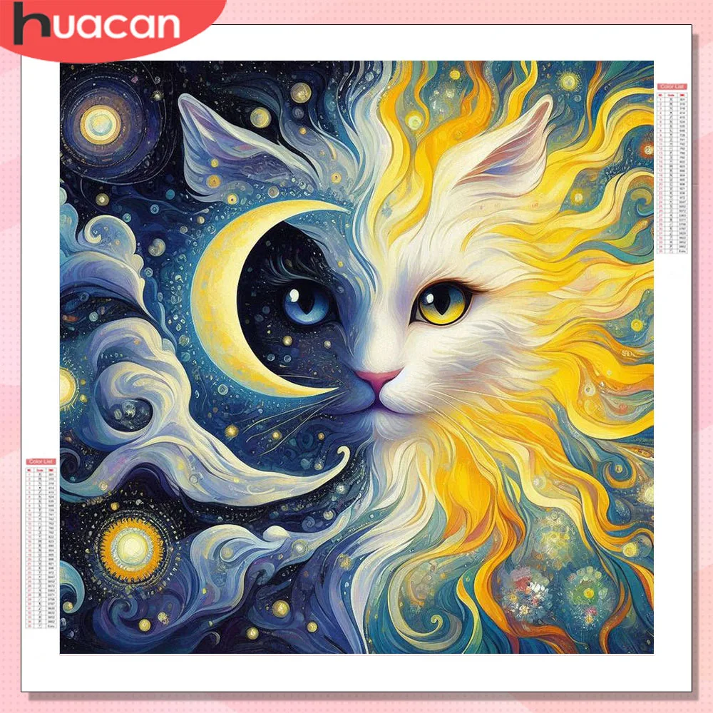 HUACAN 5D Diy Diamond Painting New 2026 Cat Animal Diamond Mosaic Sun Landscape Home Wall Decoration Rhinestones
HUACAN 5D Diy Diamond Painting New 2026 Cat Animal Diamond Mosaic Sun Landscape Home Wall Decoration Rhinestones