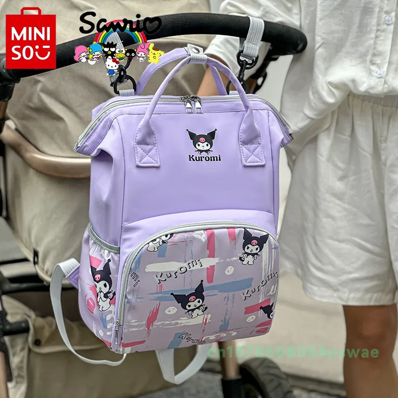 Kuromi New Diaper Bag Backpack Cartoon Cute Baby Diaper Bag Multifunctional Baby Bag Fashionable and Lightweight Large Capacity
Kuromi New Diaper Bag Backpack Cartoon Cute Baby Diaper Bag Multifunctional Baby Bag Fashionable and Lightweight Large Capacity