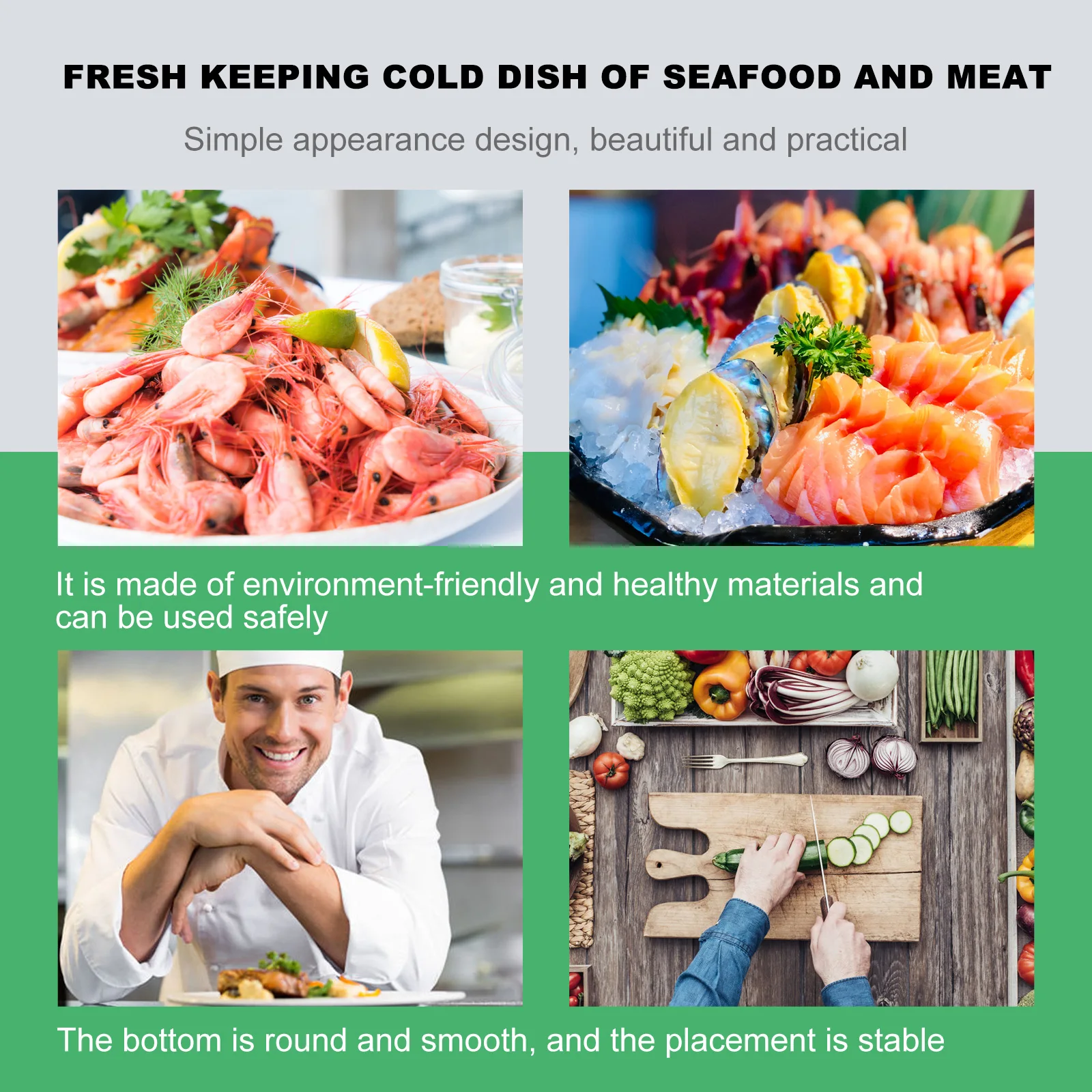 Sashimi Plate Japanese Salmon Seafood Serving Tray Round Food Dish For Restaurant Household Decorative Dinner Tray Reusable 
Sashimi Plate Japanese Salmon Seafood Serving Tray Round Food Dish For Restaurant Household Decorative Dinner Tray Reusable