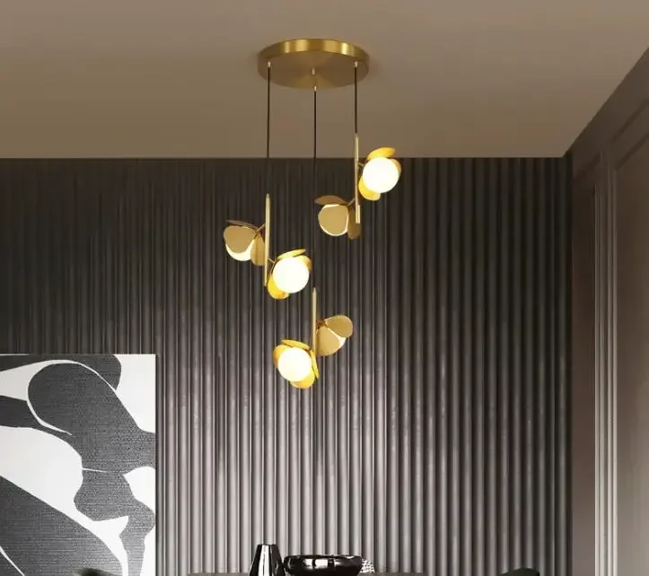 Chandelier LED Pendant Lights Nordic Creative Brass Flower Shape Dining Table Home De Modern Style Round or Square Ceiling Plate
Chandelier LED Pendant Lights Nordic Creative Brass Flower Shape Dining Table Home De Modern Style Round or Square Ceiling Plate