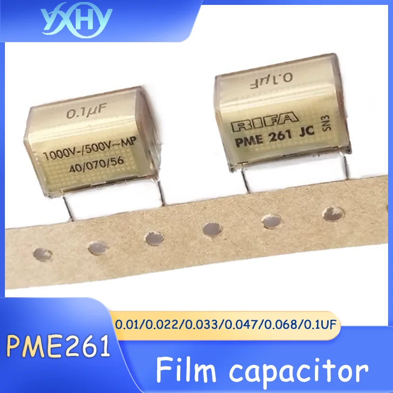 1pcs PME261 film capacitor 0.01/0.022/0.033/0.047/0.068/0.1UF RIFA 1000V
1pcs PME261 film capacitor 0.01/0.022/0.033/0.047/0.068/0.1UF RIFA 1000V