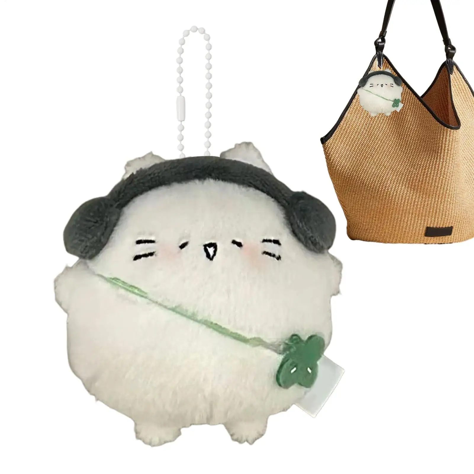 Plush Bag Charm Plush Stuffed Animal Cat Shape Backpack Ornaments Handbag Charm for Kids Girls Women Students Teacher Birthday
Plush Bag Charm Plush Stuffed Animal Cat Shape Backpack Ornaments Handbag Charm for Kids Girls Women Students Teacher Birthday